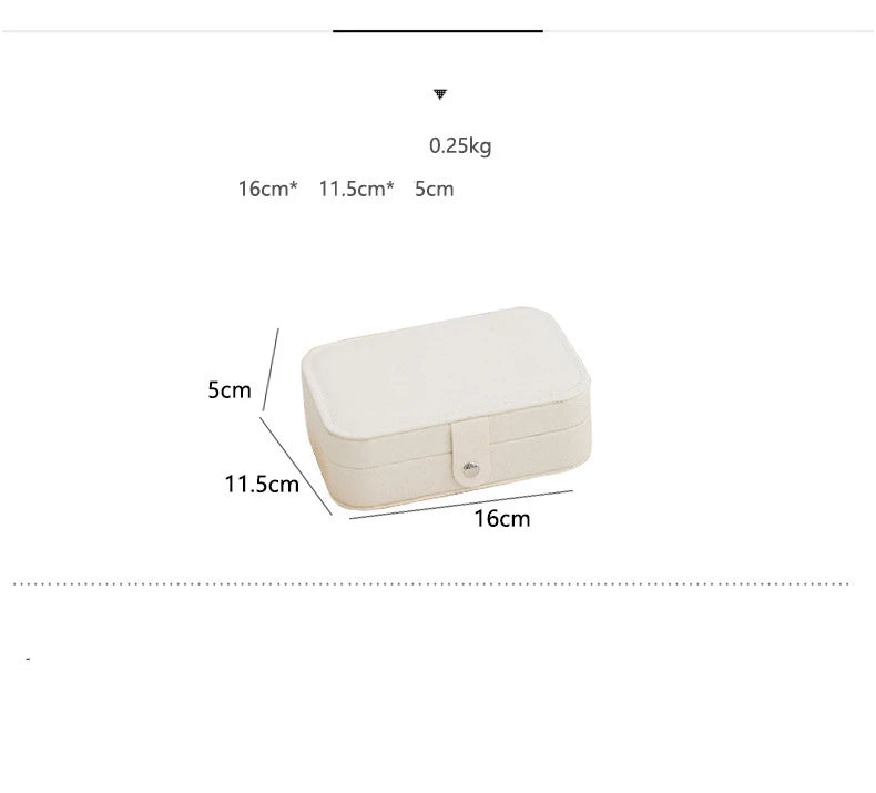 Boîte à bijoux Tilde – compacte, maison & voyage